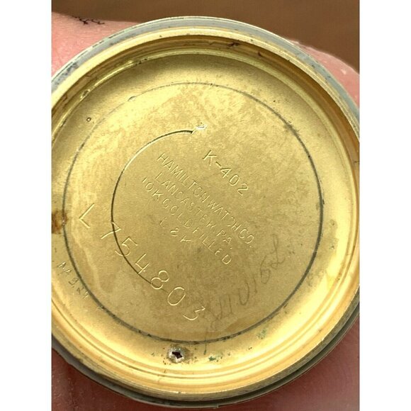 Hamilton Men's Watch 661 Vintage Swiss Hand Wind 10k Gold Filled Case K402 34mm - Picture 8 of 15